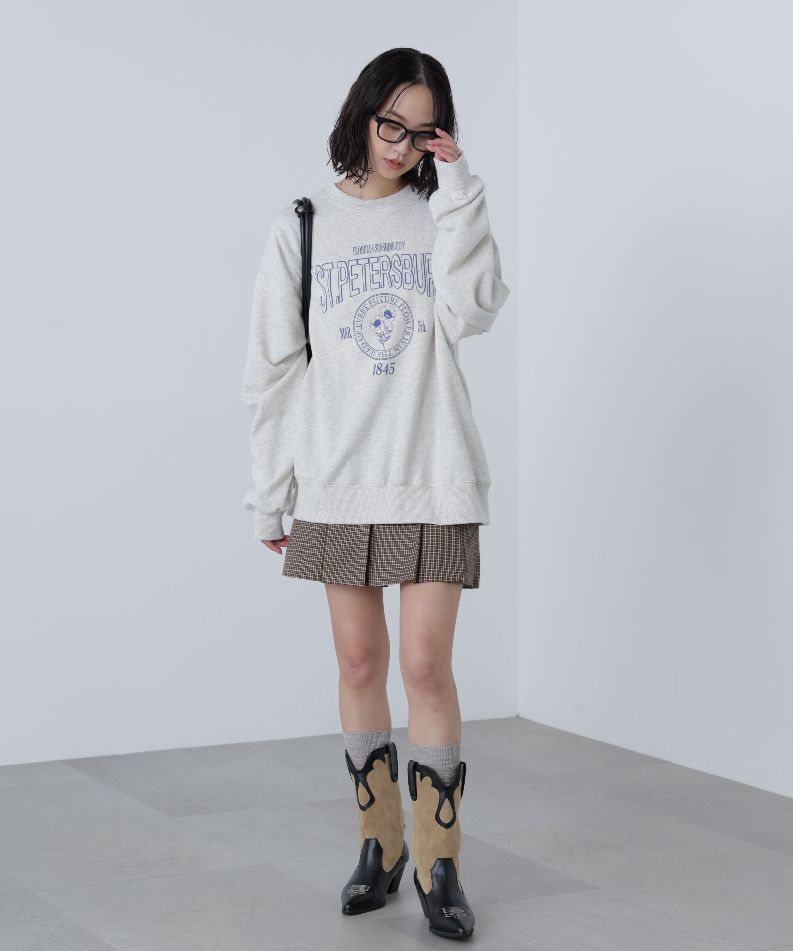  「アソートカレッジロゴビッグスウェット」|Tシャツ・カットソー|