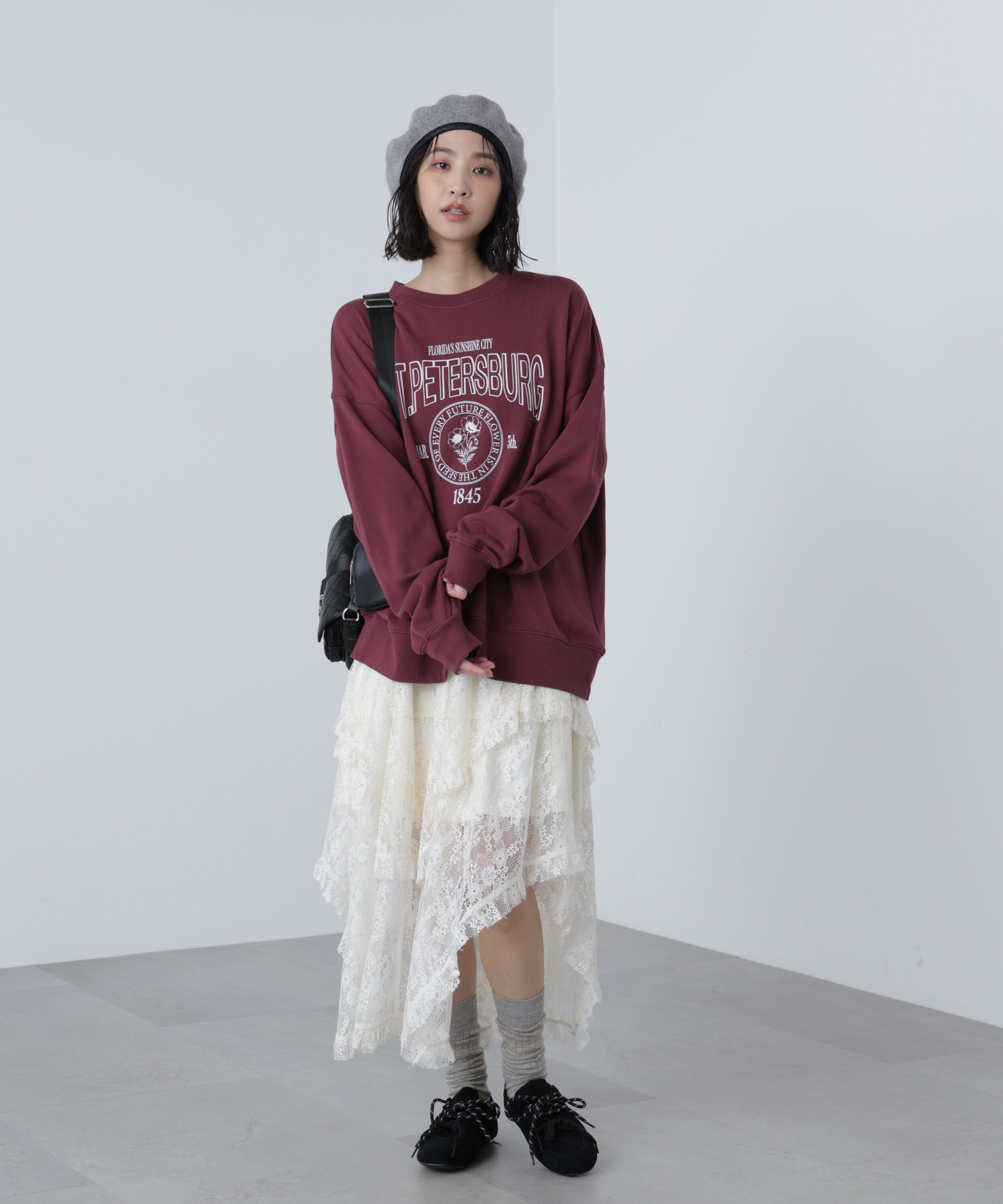  「アソートカレッジロゴビッグスウェット」|Tシャツ・カットソー|