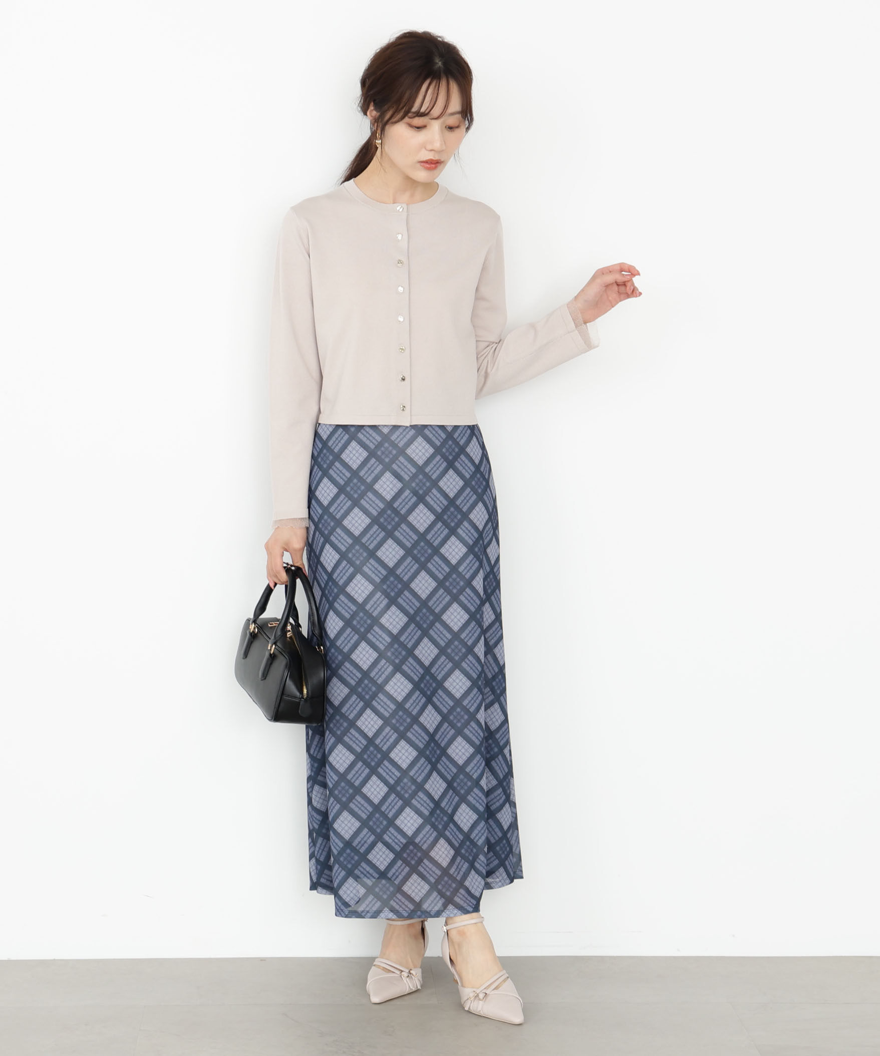 PROPORTION BODY DRESSING「＜ハンドウォッシャブル＞ゴールド釦カーディガン 25AW」|カーディガン|