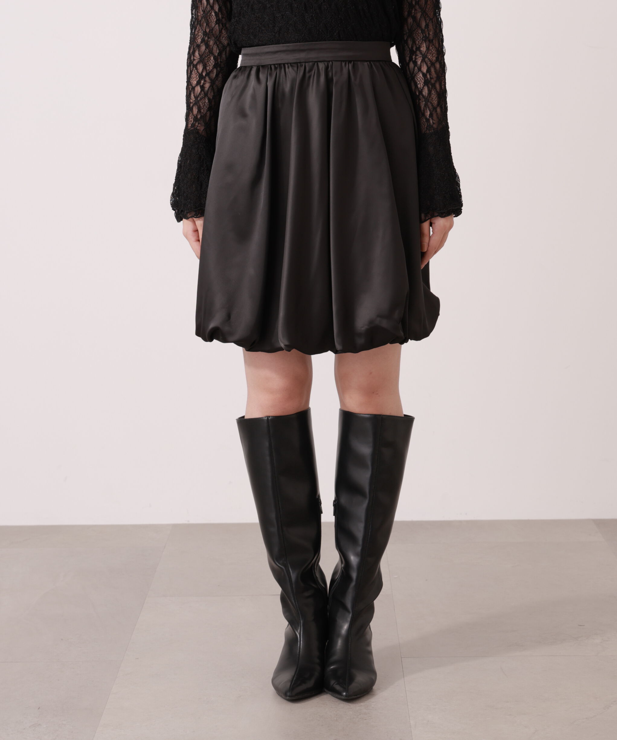 PROPORTION BODY DRESSING「＜ウォッシャブル＞バルーンミニスカート」|スカート|