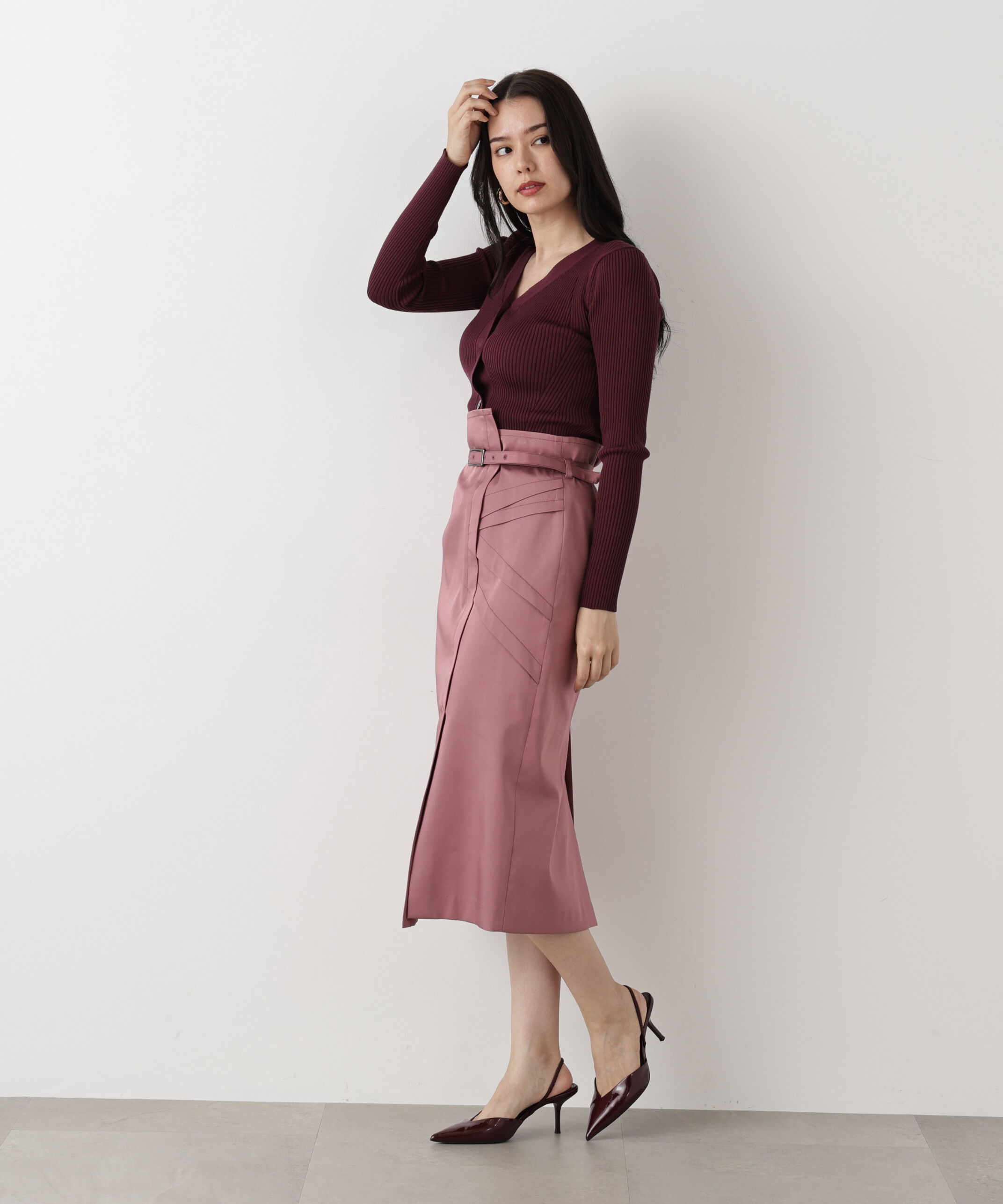  「◆リブニットVネックカーディガン」|その他|