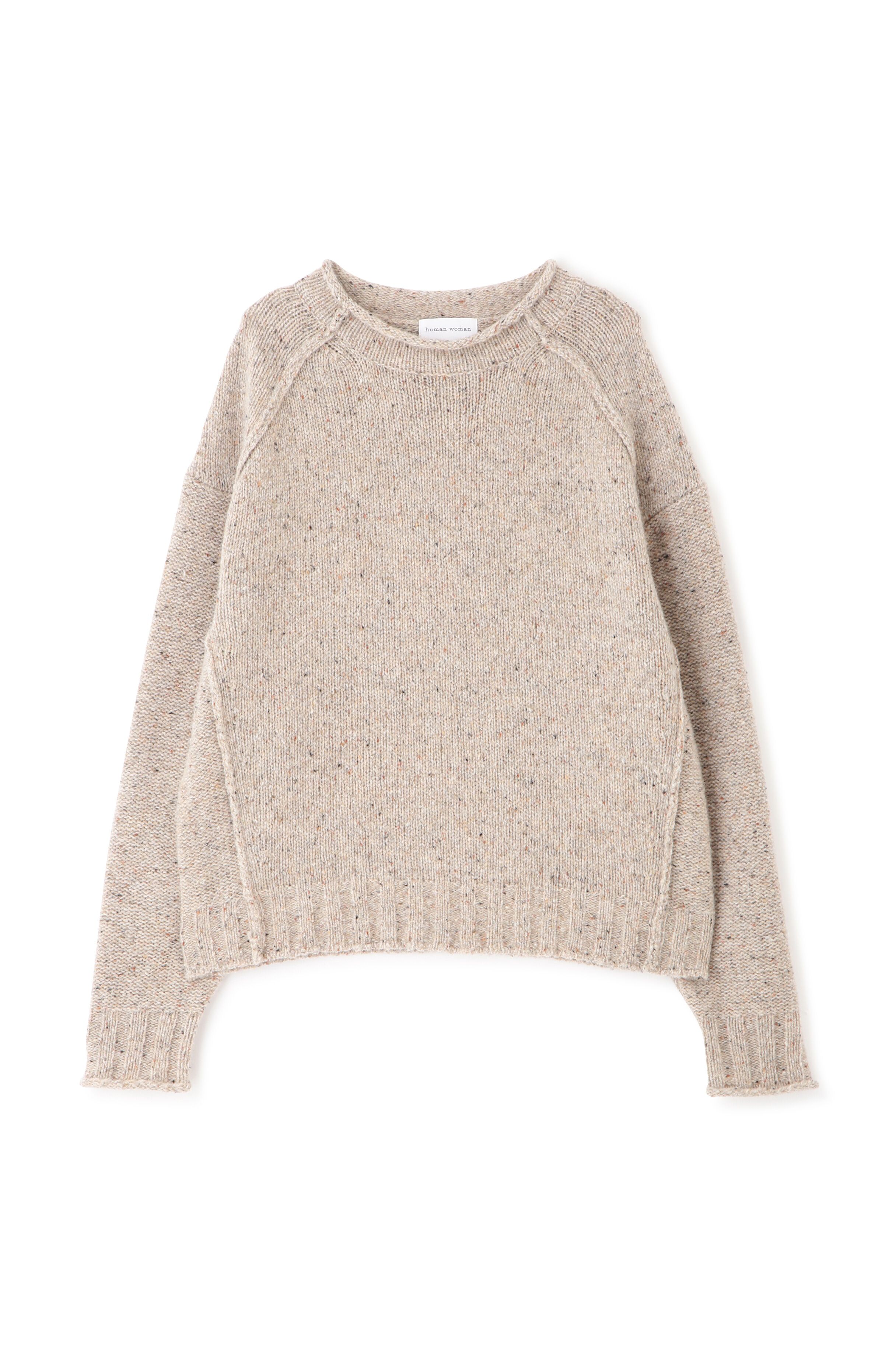  「◆ウールミックスハイネックニットプルオーバー」|ニット・セーター|