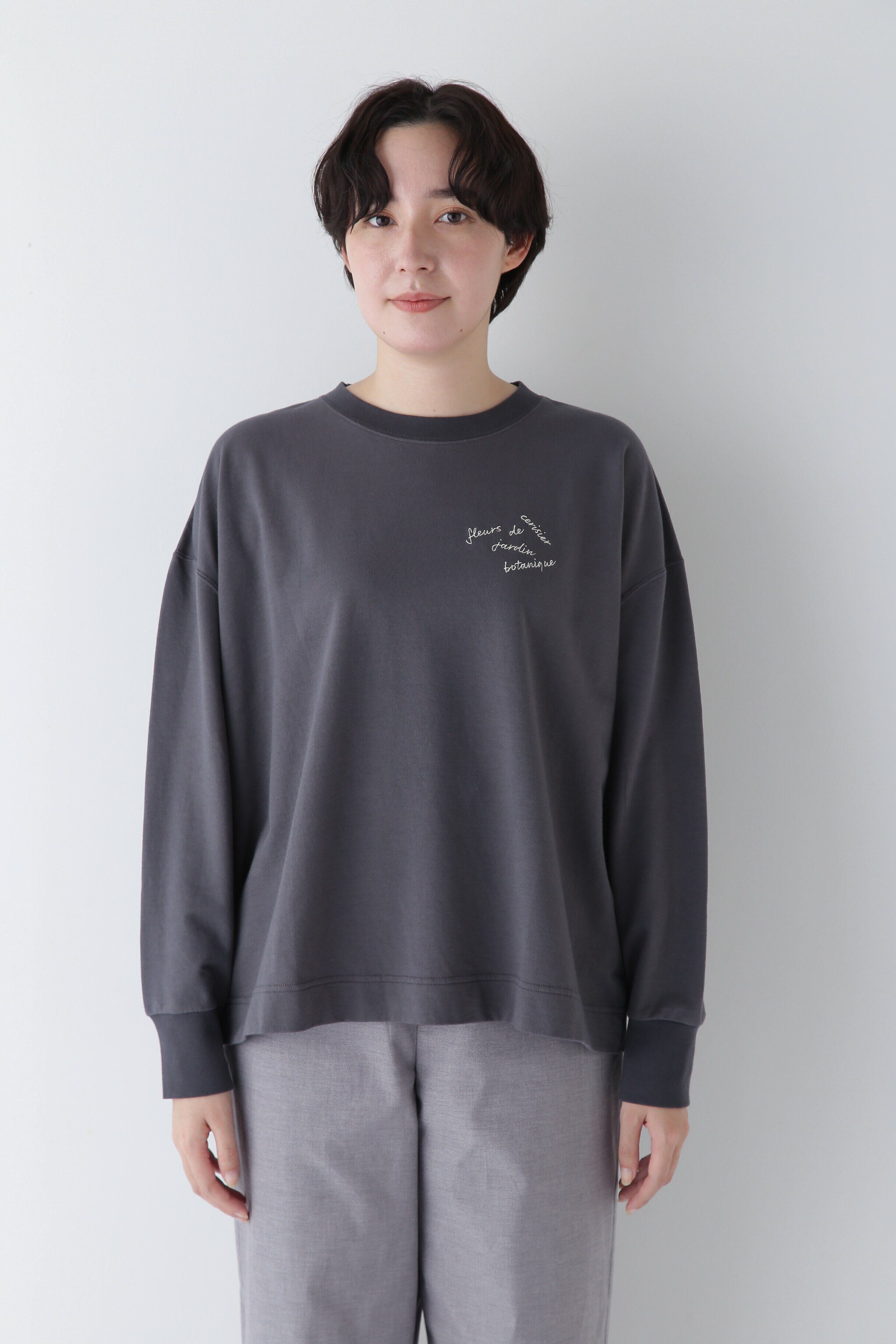  「◆ミニ裏毛ロゴトレーナー」|Tシャツ・カットソー|