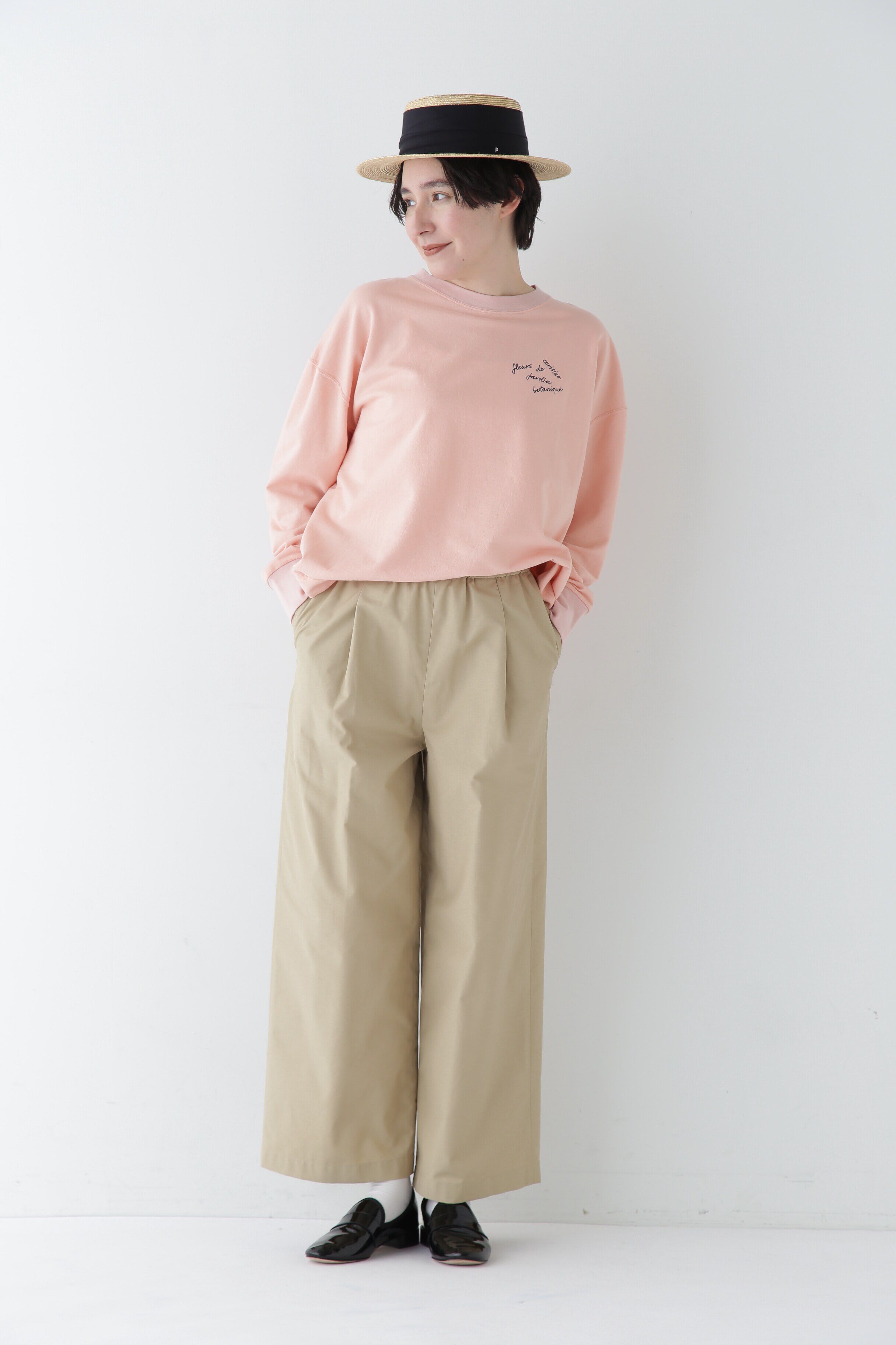  「◆ミニ裏毛ロゴトレーナー」|Tシャツ・カットソー|