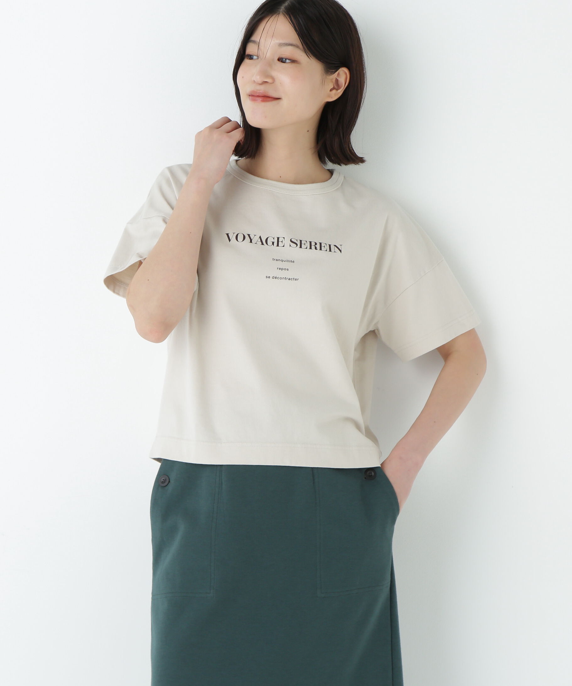  「メッセージロゴＴシャツ」|Tシャツ・カットソー|