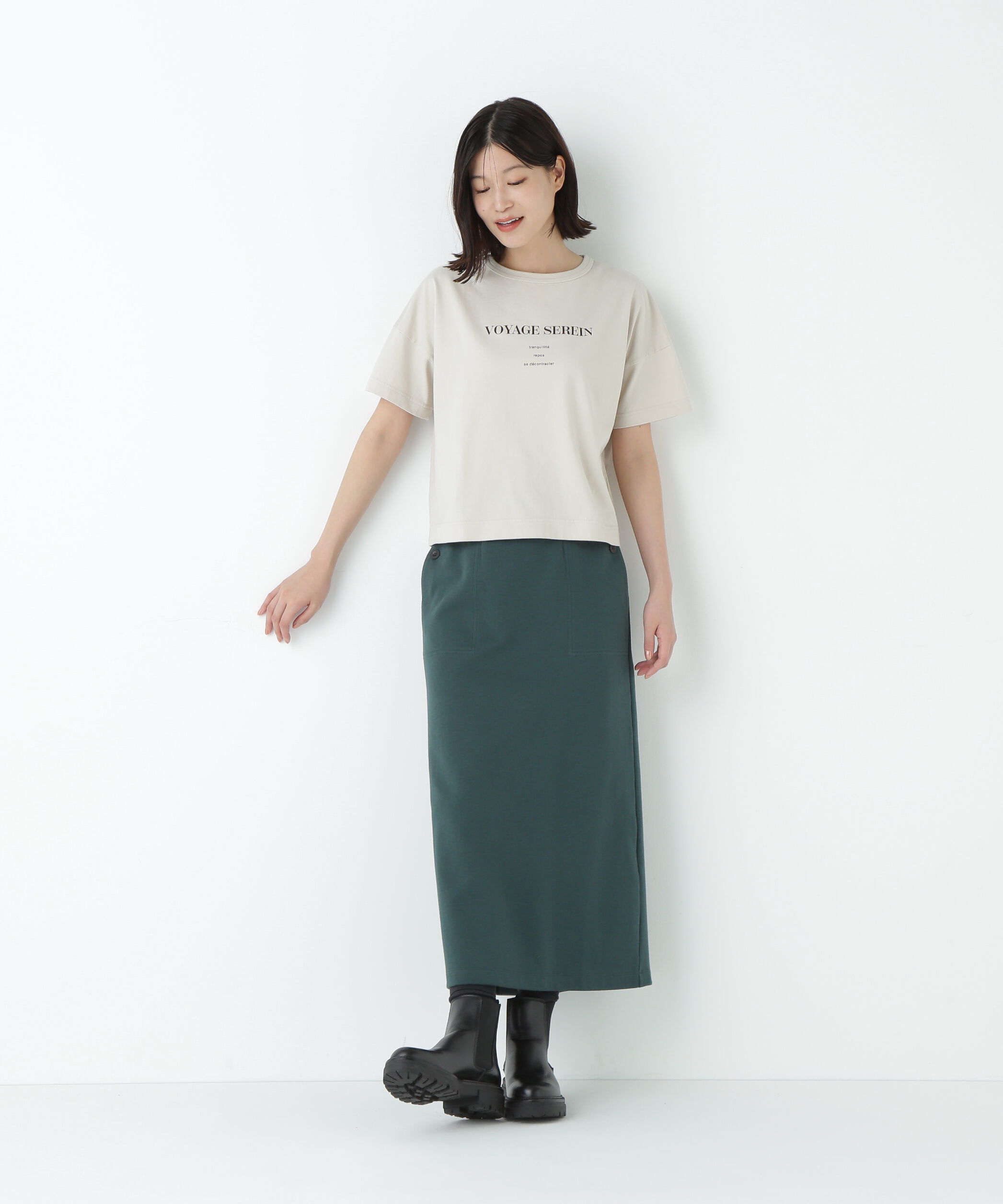  「メッセージロゴＴシャツ」|Tシャツ・カットソー|