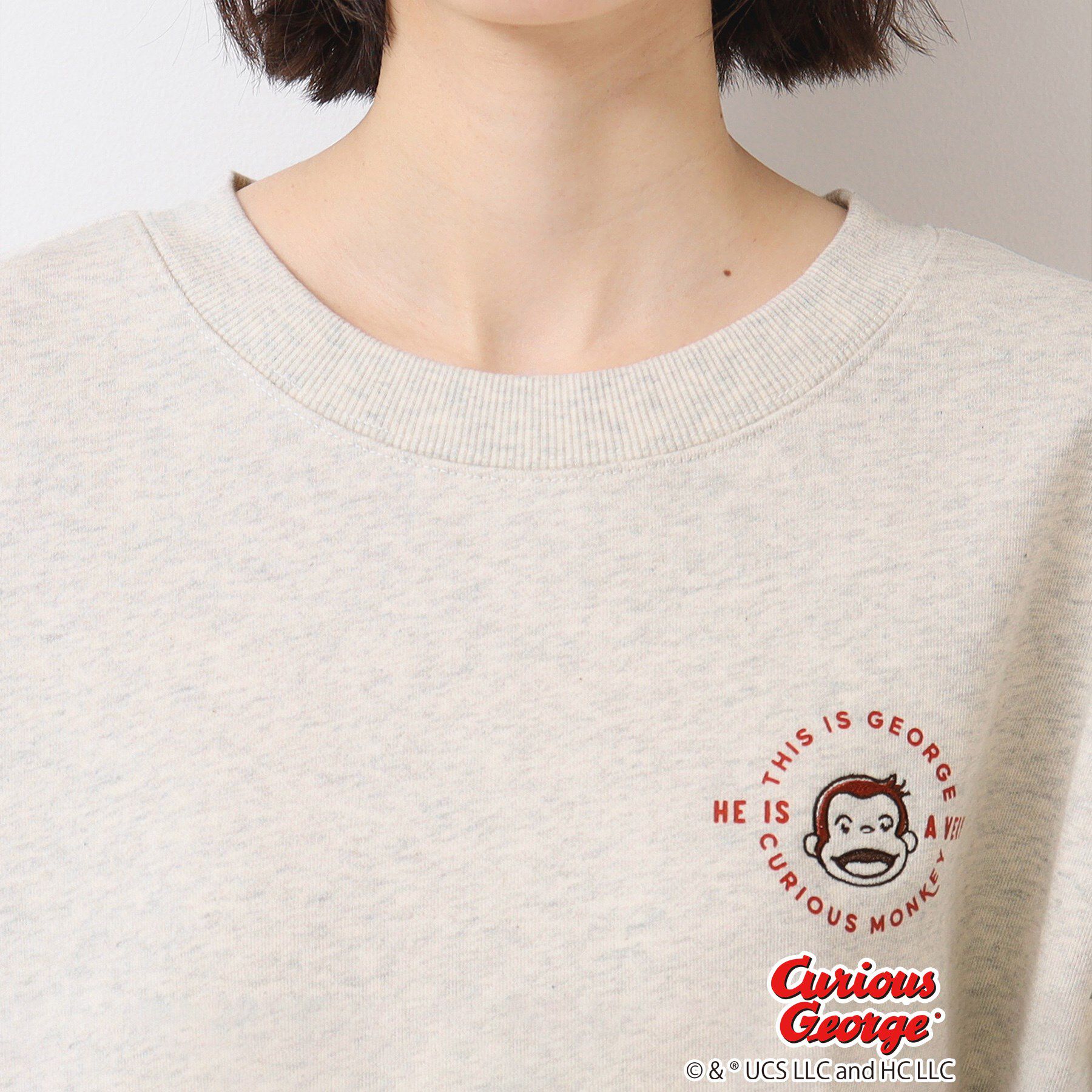 Dessin「【ユニセックス/おさるのジョージコラボ】スウェット」|パーカー|