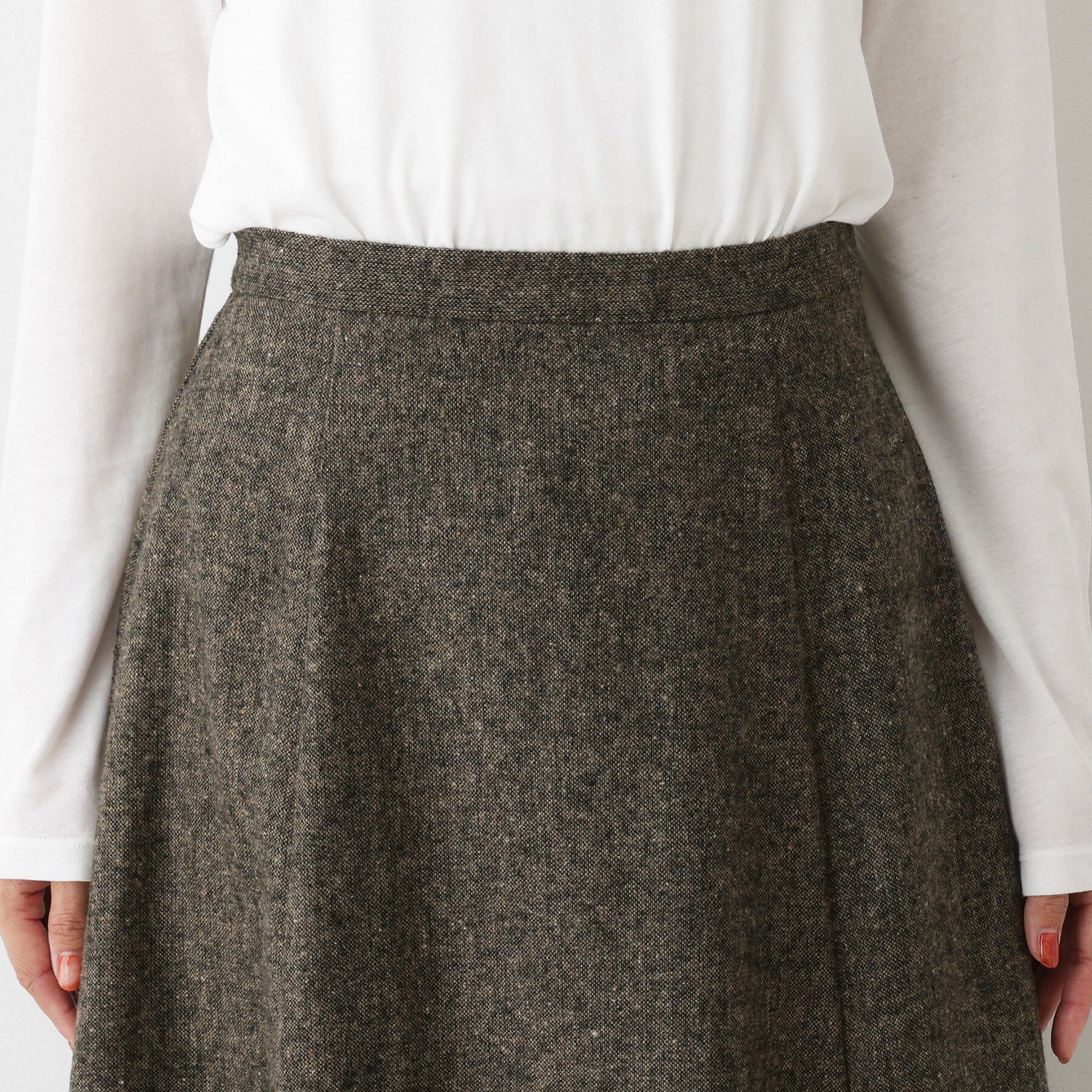 Dessin「【洗える】ツイードフレアスカート」|スカート|