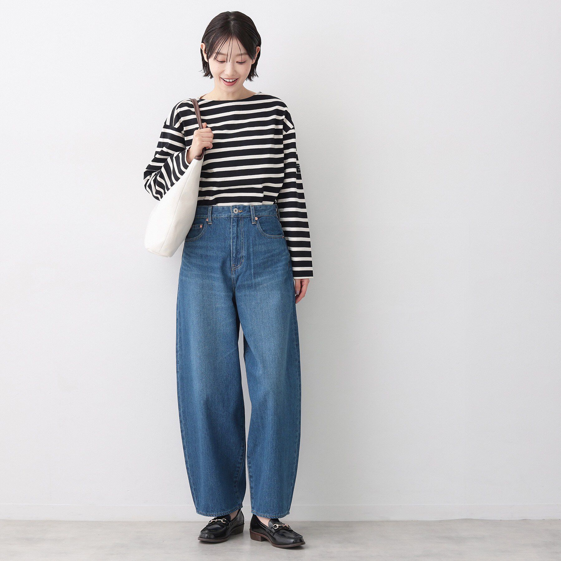 Dessin「【洗える】ワイドカーブシルエット12OZデニム」|その他|