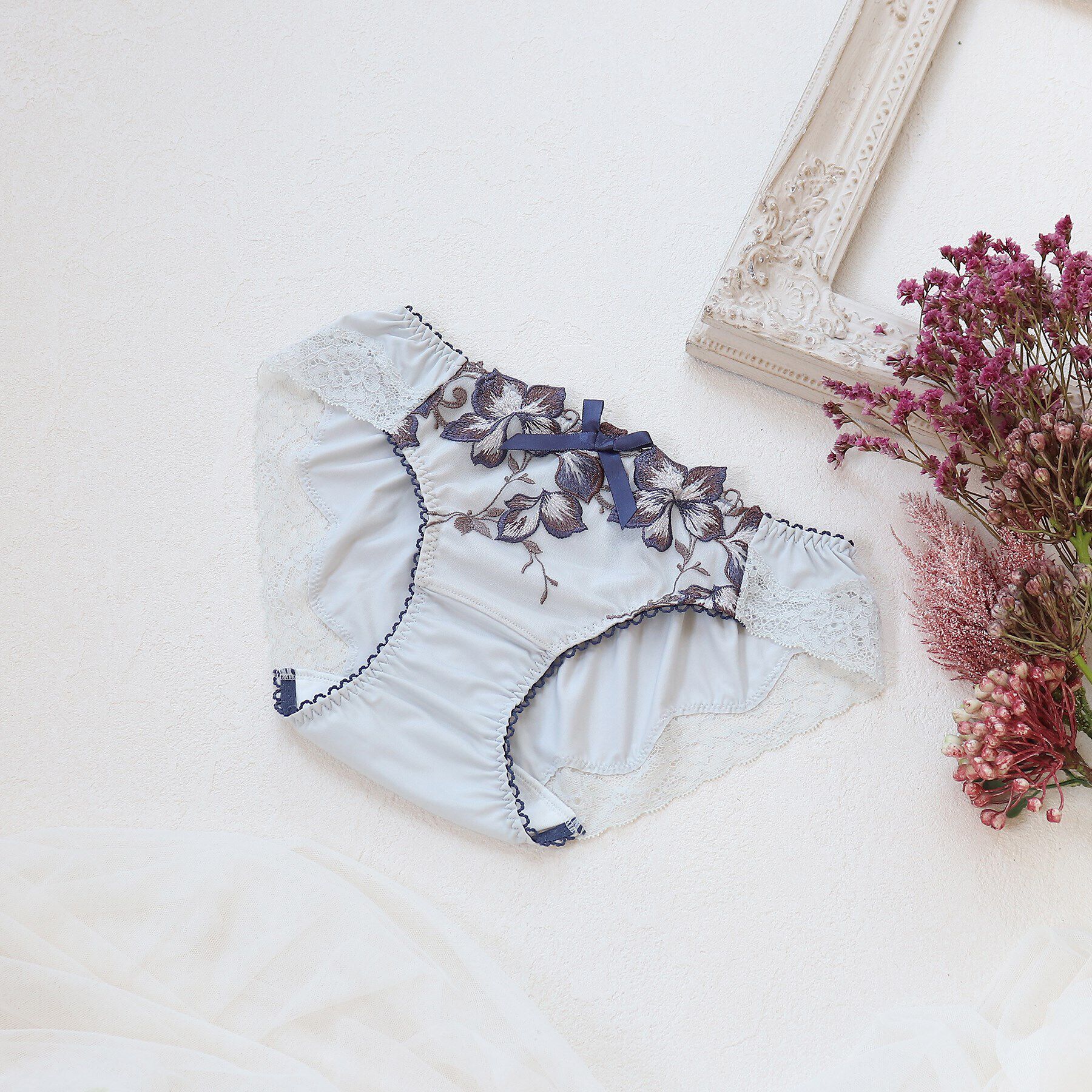 Risa Magli「クレモンス サニタリーショーツ」|インナー|ネイビー(093)