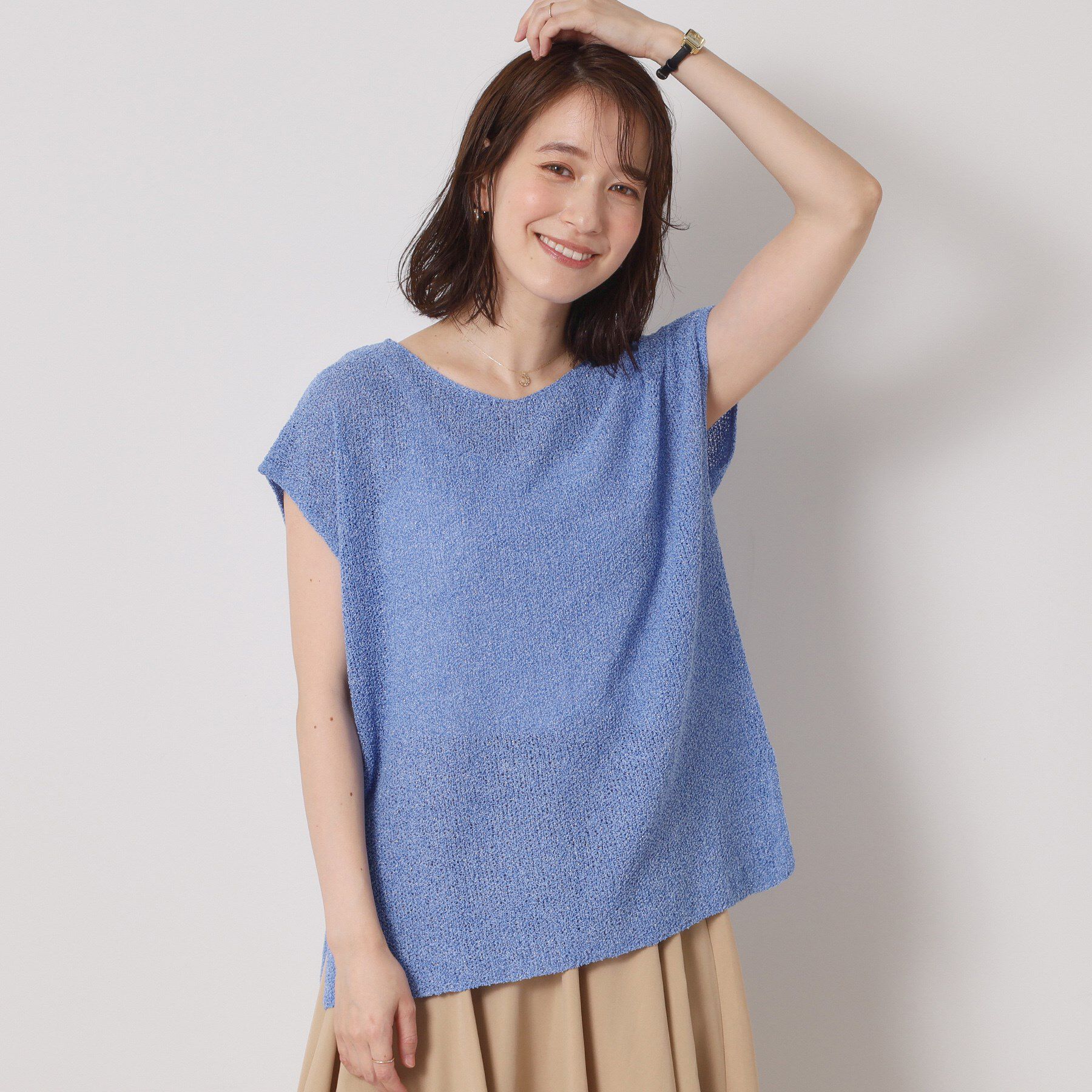 ITS&rsquo;DEMO「【手洗い可】ブークレラメフレンチニット」|ニット・セーター|