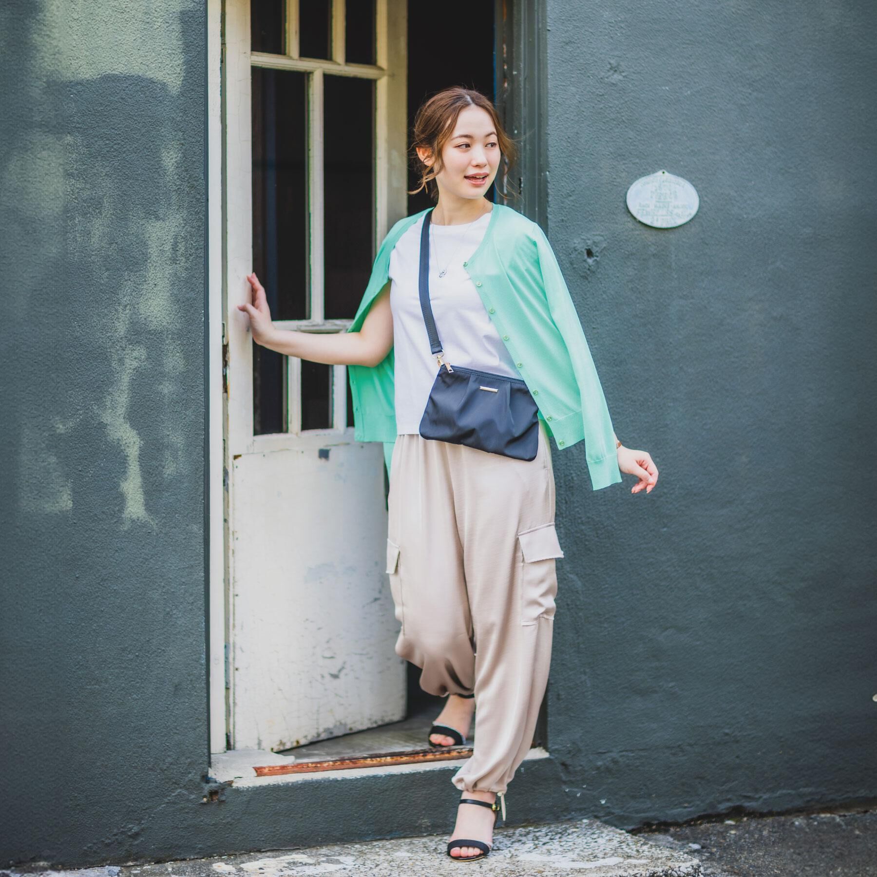 ITS&rsquo;DEMO「【UV／冷感／毛玉防止／手洗い可／M・L展開】クルーニットカーディガン」|カーディガン|