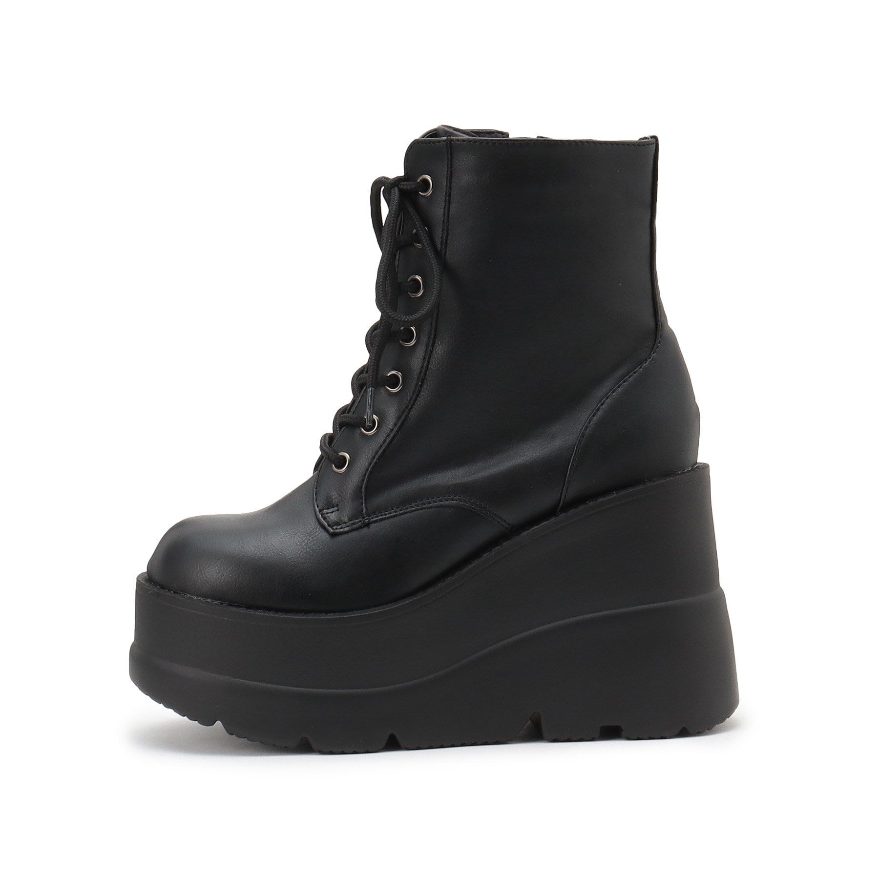 csT&P「厚底レースアップブーツ」|ショートブーツ|