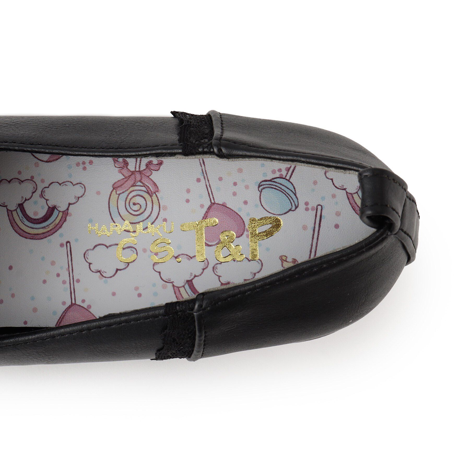 csT&P「厚底リボン付き3WAYキラキラパンプス」|パンプス|