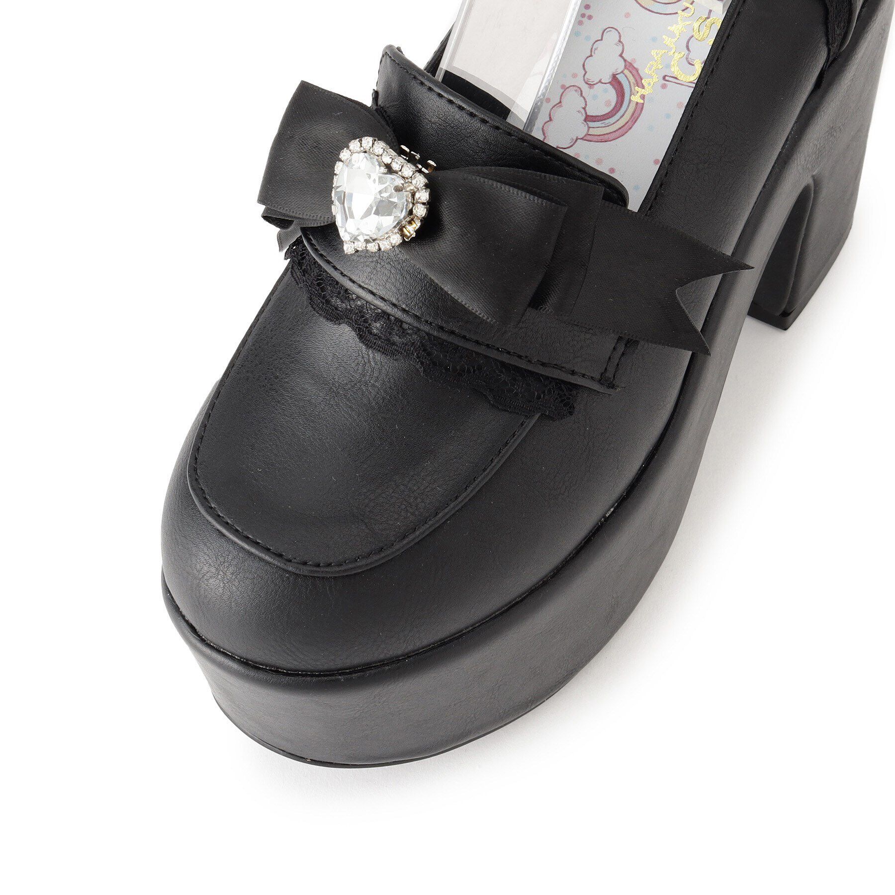 csT&P「厚底リボン付き3WAYキラキラパンプス」|パンプス|