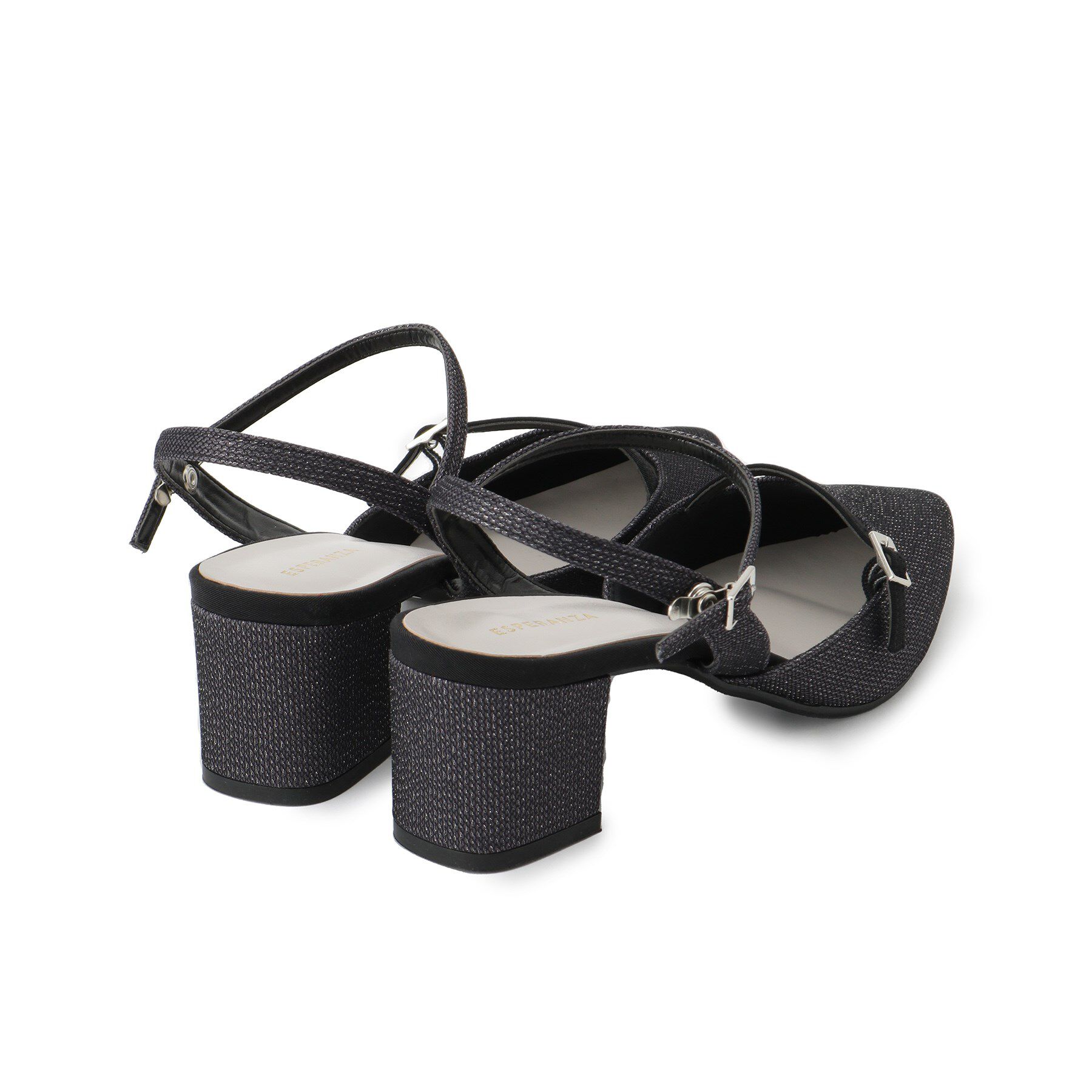 ESPERANZA「ポインテッドアンクルストラップパンプス」|パンプス|