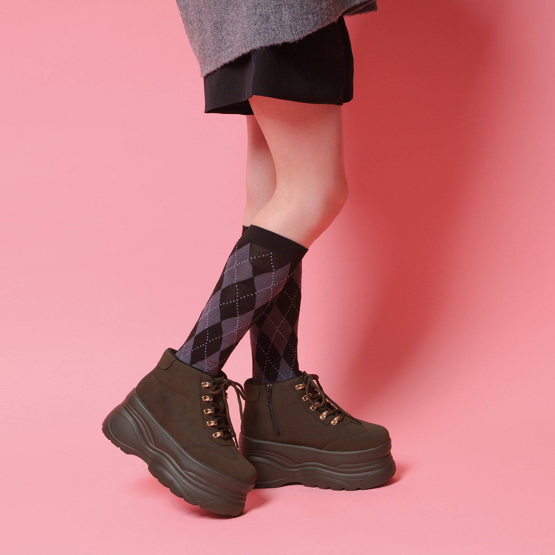 csT&P「厚底ハイカットスニーカー」|スニーカー|