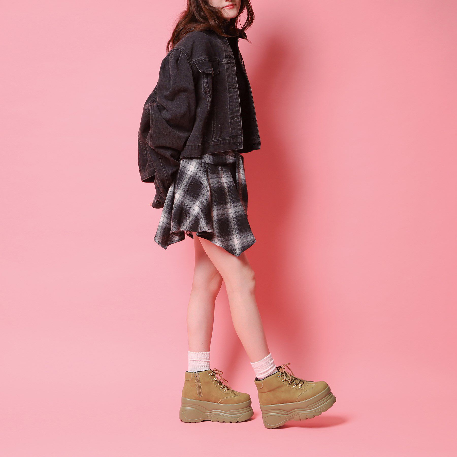 csT&P「厚底ハイカットスニーカー」|スニーカー|