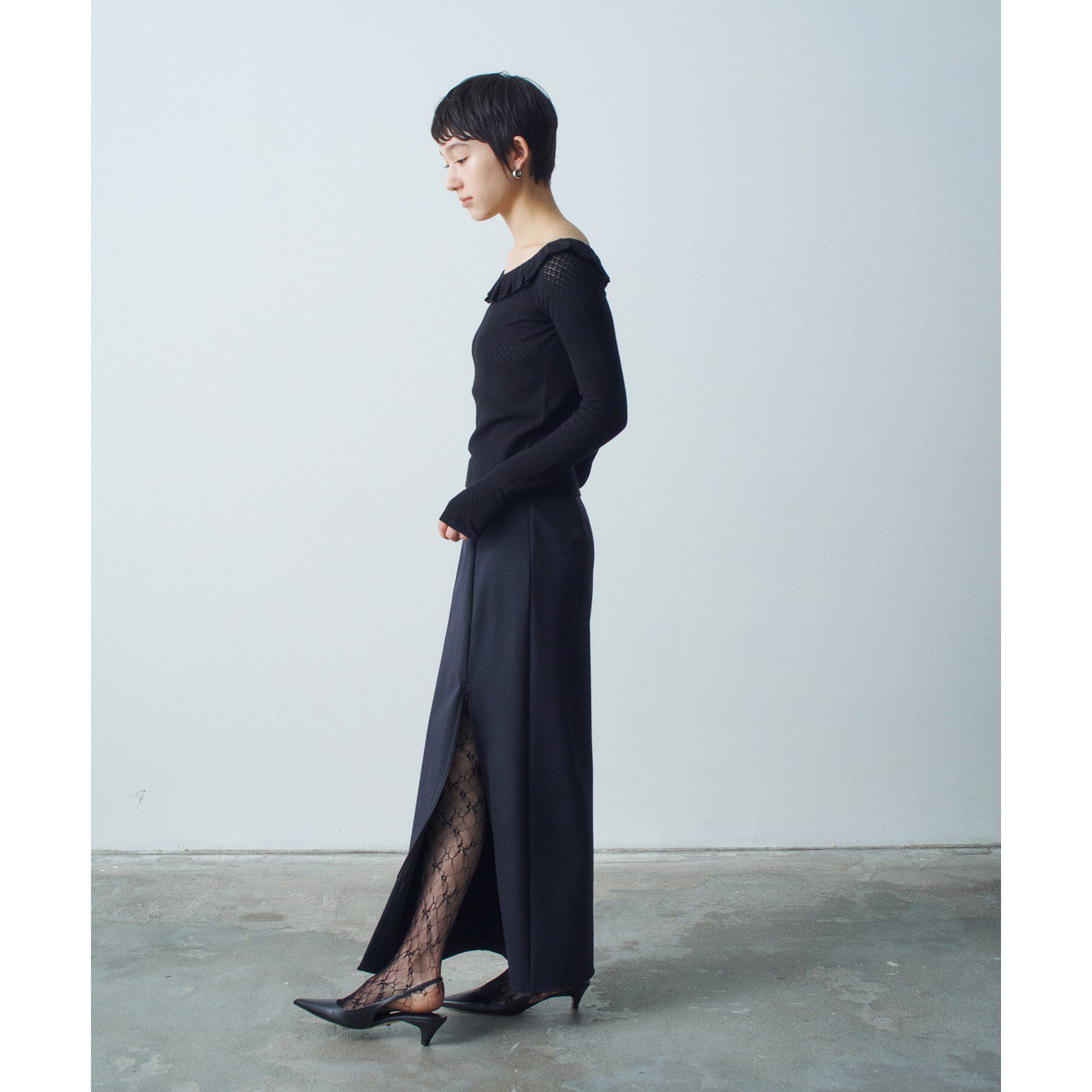 CODE A「piedi nudi｜flower lace tights」|タイツ・ストッキング|