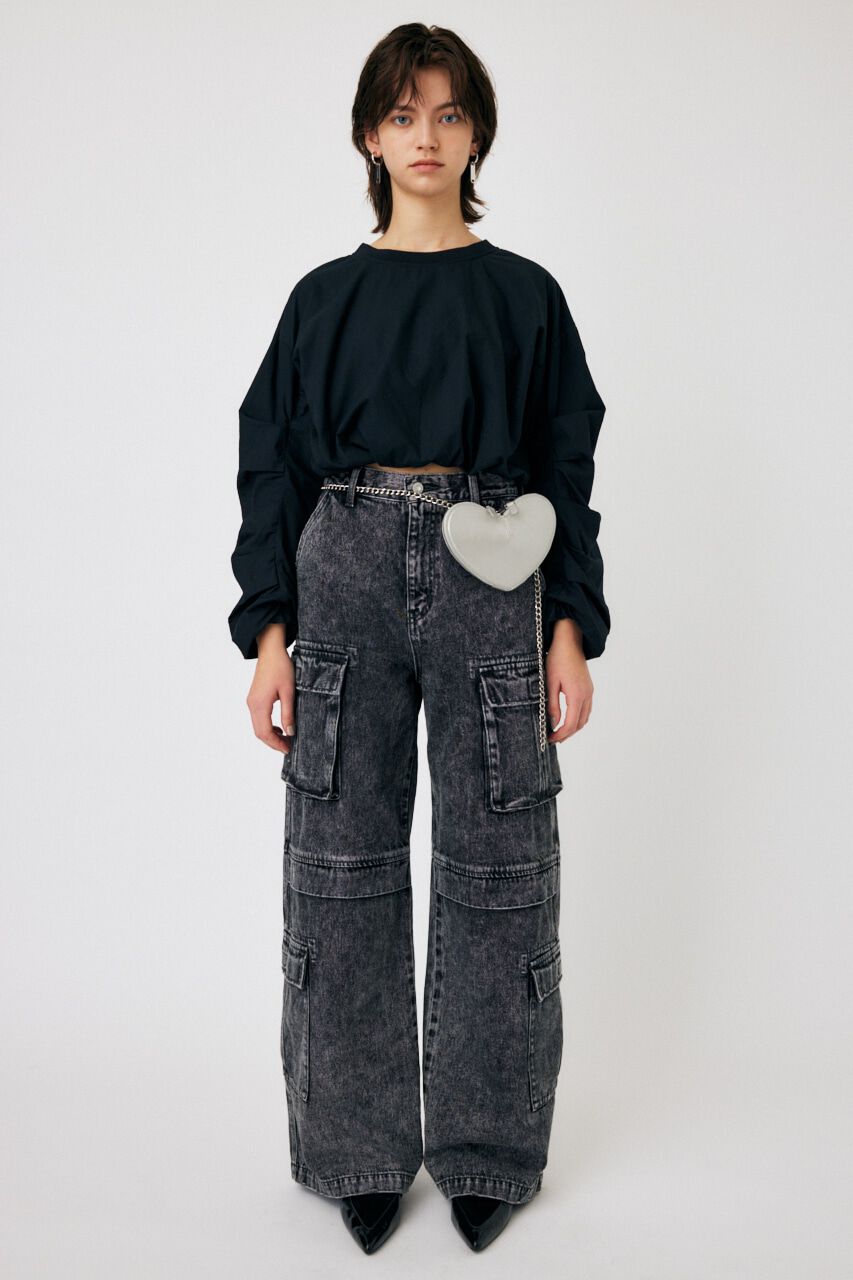 MOUSSY「SWEAT LIKE SHIRT トップス」|シャツ・ブラウス|