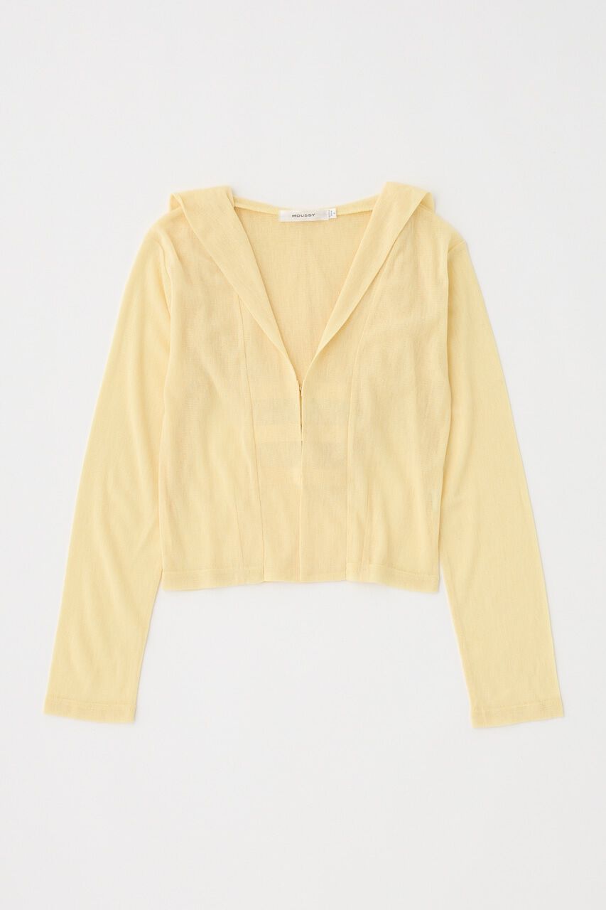 MOUSSY「SHEER CUT フーディ」|パーカー|