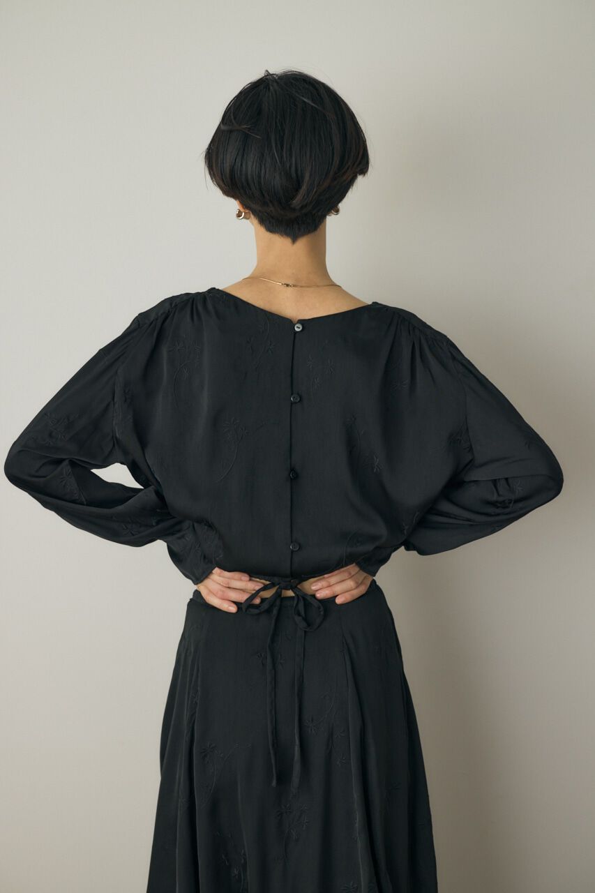 MOUSSY「花柄刺繍ブラウス リサイクルポリエステル使用」|シャツ・ブラウス|