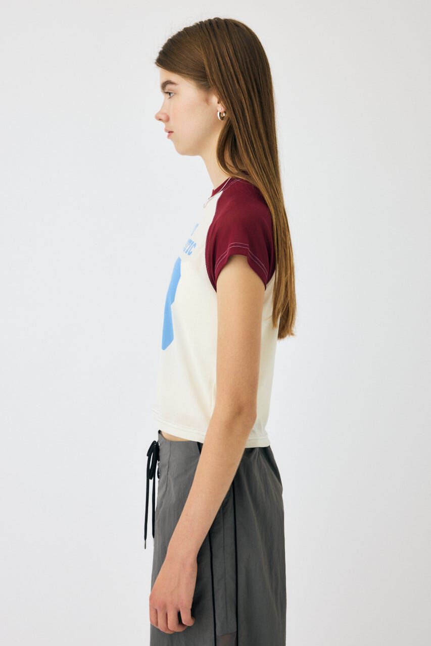 MOUSSY「NUMBERING シアー TEE」|Tシャツ・カットソー|