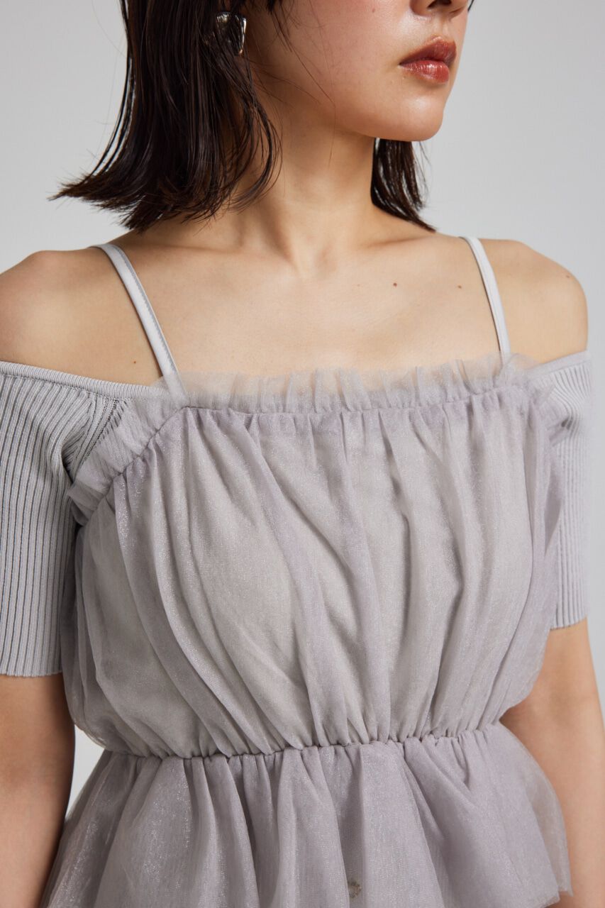 rienda「ビスチェセットタイトニットワンピース」|ワンピース|