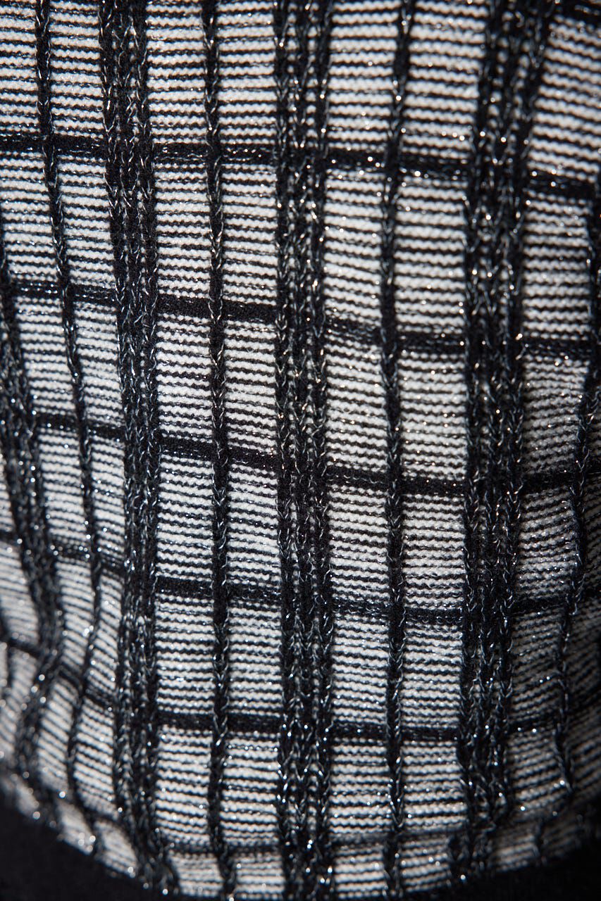 rienda「2WAYチェックニットカーディガン」|ニット・セーター|