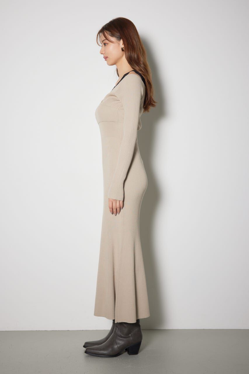 rienda「レースドッキングワンピース」|ワンピース|