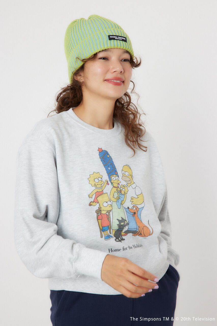 RODEO CROWNS「(THE SIMPSONS)Xmasスウェットトップス」|パーカー|