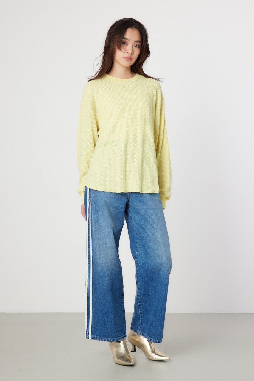 RODEO CROWNS「ラメワッフルトップス」|Tシャツ・カットソー|