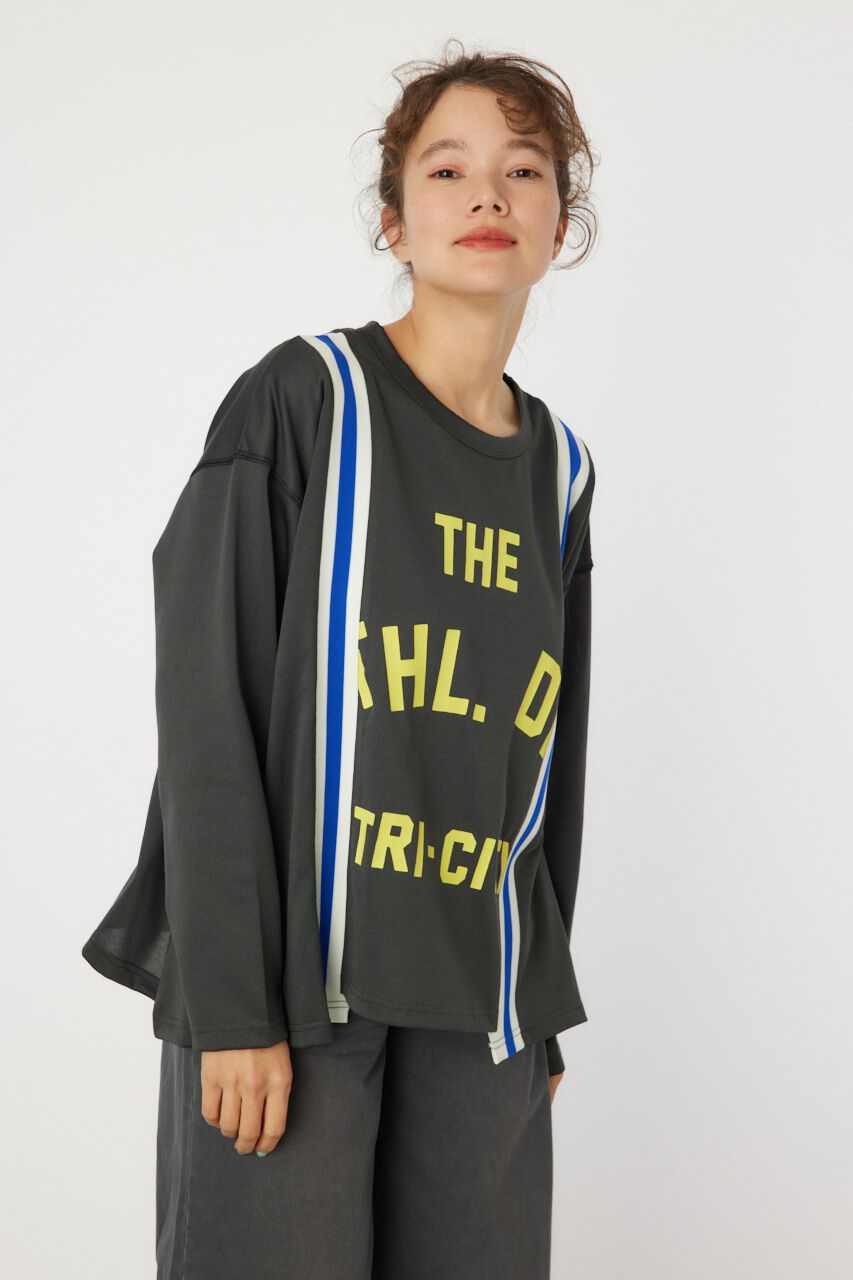 RODEO CROWNS「custom rib ロングスリーブTシャツ」|Tシャツ・カットソー|C.GRY