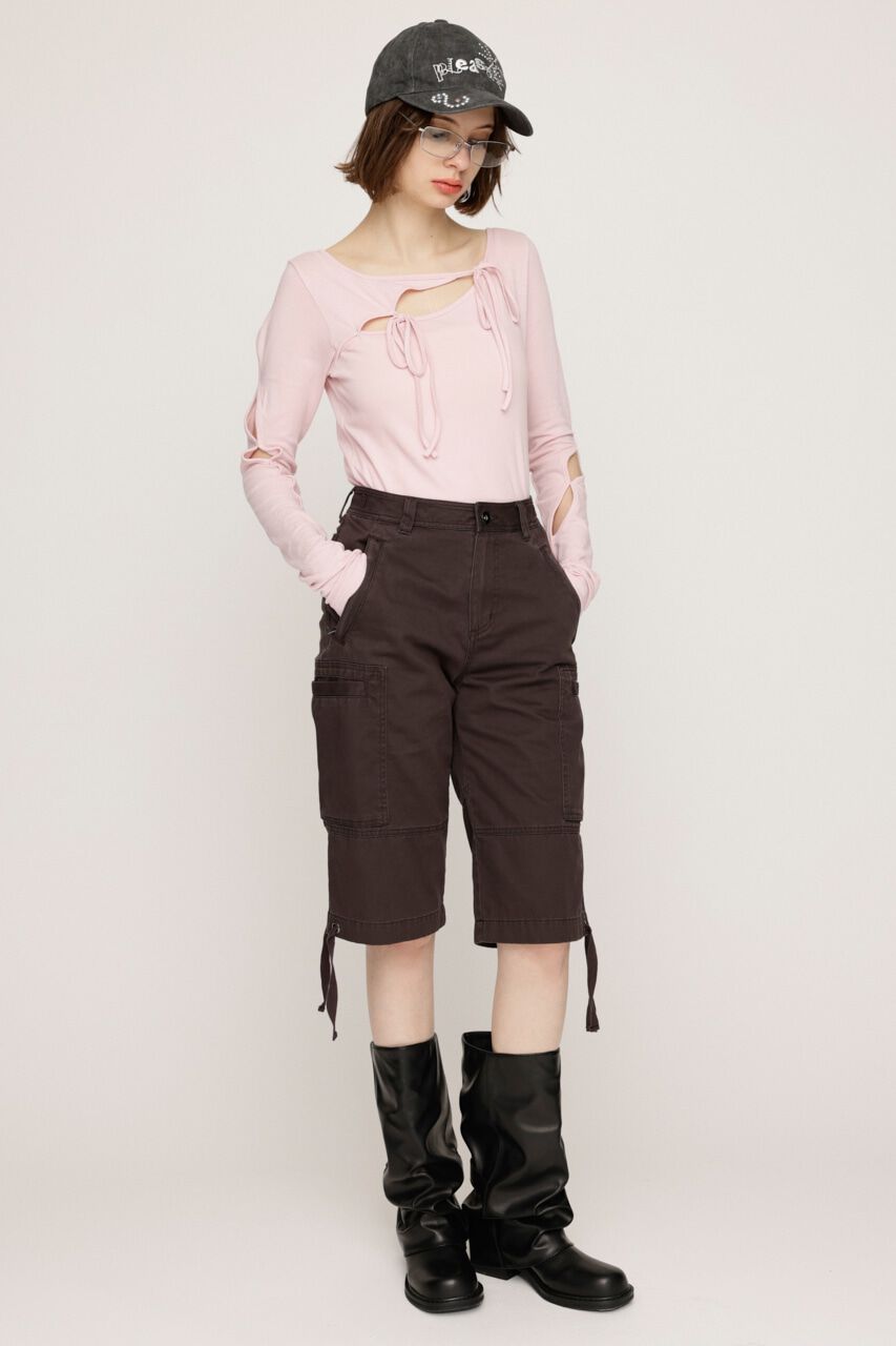 SLY「L／W WASHED MIDDLE ショートパンツ」|その他|