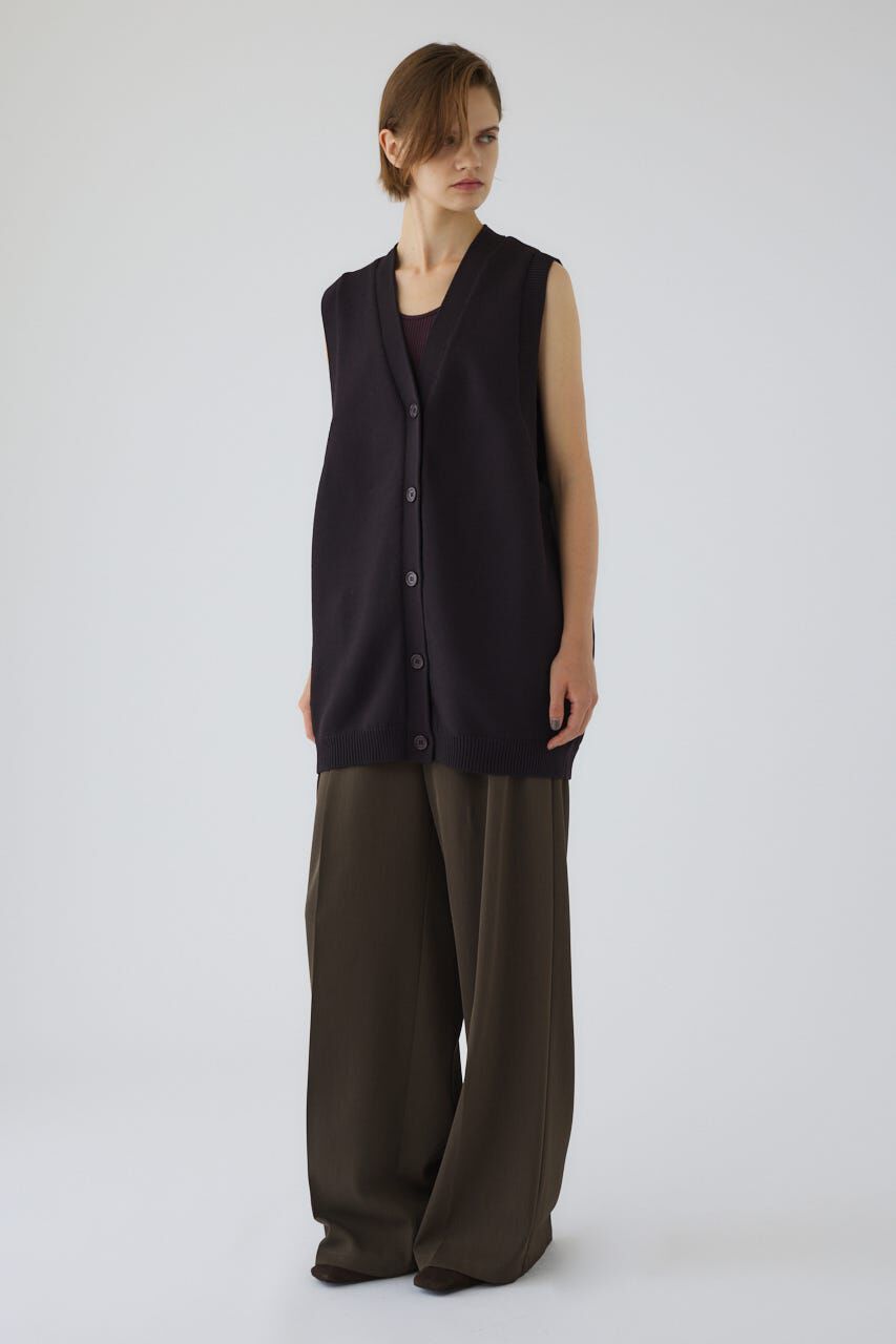 RIM.ARK 「Belt set long knit vest」|ダウンベスト・ベスト|