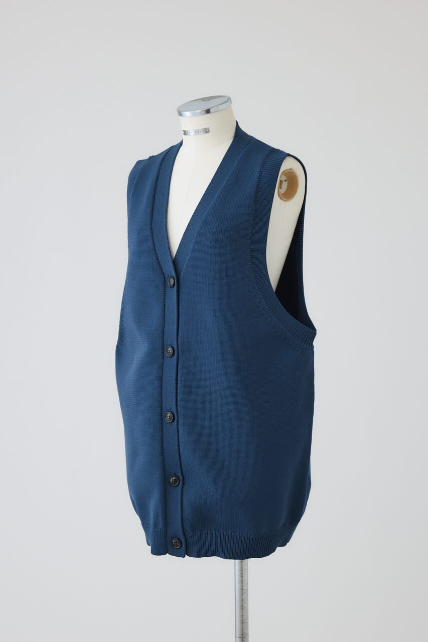 RIM.ARK 「Belt set long knit vest」|ダウンベスト・ベスト|
