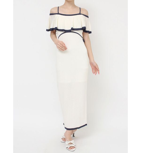 RESEXXY「バイカラーシアータイトニットワンピース」|ワンピース|