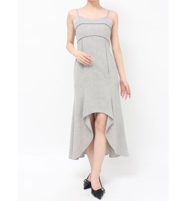 RESEXXY「バイカラーアシンメトリーキャミワンピース」|ワンピース|
