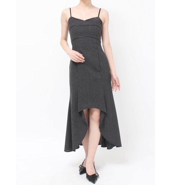 RESEXXY「バイカラーアシンメトリーキャミワンピース」|ワンピース|