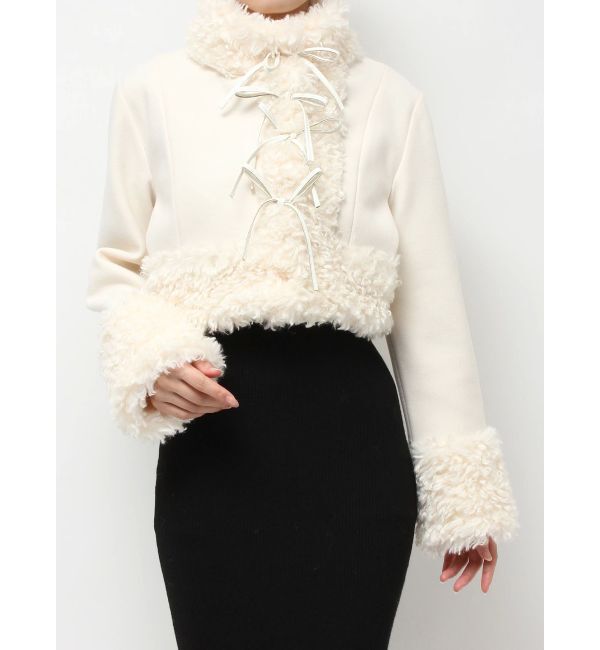 RESEXXY「ポイントフェイクファーブルゾン」|ブルゾン・スタジャン|