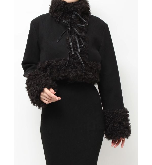 RESEXXY「ポイントフェイクファーブルゾン」|ブルゾン・スタジャン|