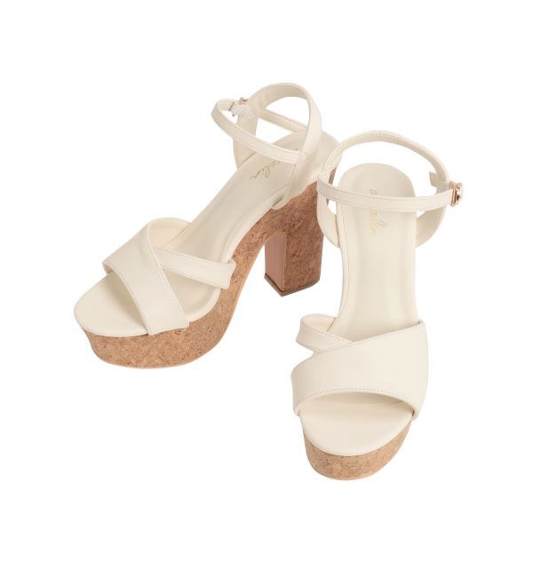 dazzlin「【復刻】コルクヒールサンダル」|サンダル|