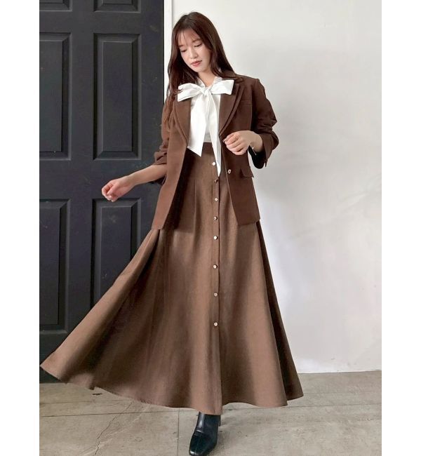 dazzlin「ハイウエストエアリースカート」|スカート|