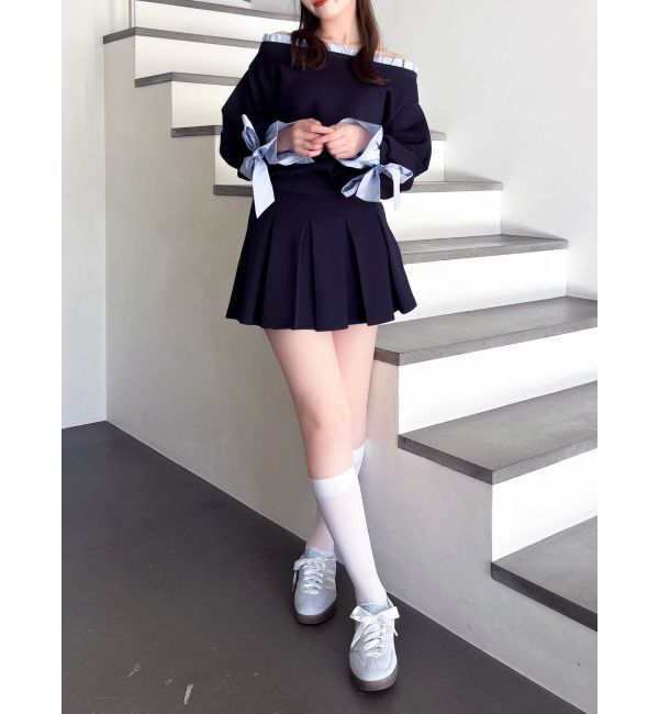 dazzlin「フリルドッキングカットプルオーバー」|Tシャツ・カットソー|