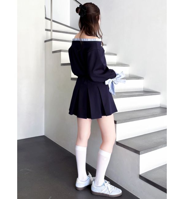 dazzlin「フリルドッキングカットプルオーバー」|Tシャツ・カットソー|