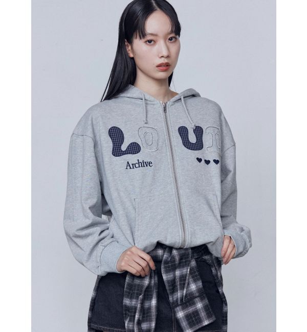 EMODA「ロゴパッチオーバーフーディ」|パーカー|