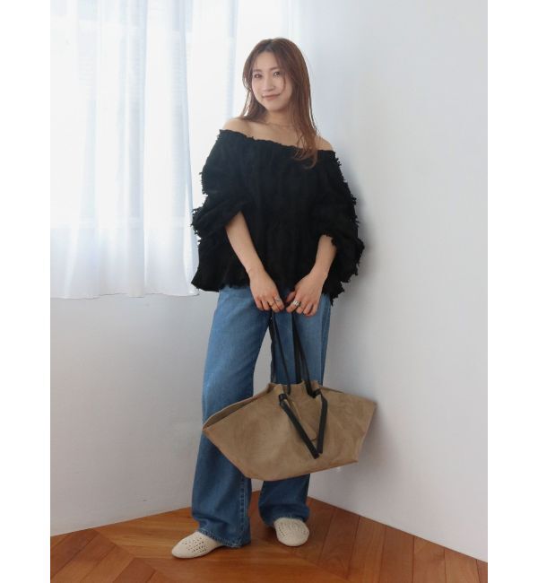 Ungrid「【WEB限定】ジャカードオフショルブラウス」|シャツ・ブラウス|