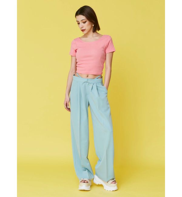 EVRIS「ウエストチェーンワイドパンツ」|その他|