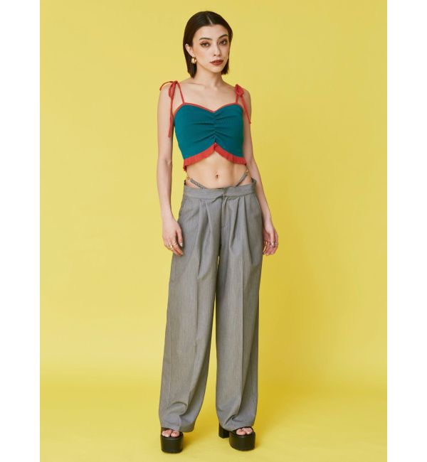 EVRIS「ウエストチェーンワイドパンツ」|その他|