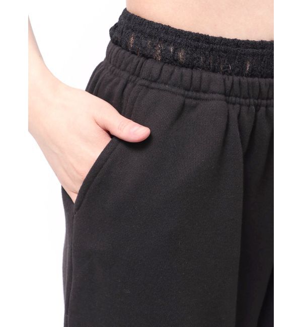 EVRIS「レースドッキングダメージスウェットワイドパンツ【セットアップ着用可能】」|その他|